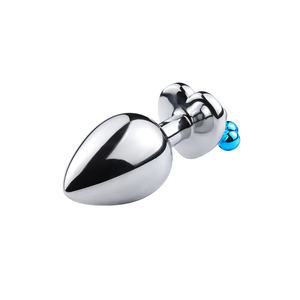 <span class=keywords><strong>Plug</strong></span> <span class=keywords><strong>anal</strong></span> à base de cœur en alliage d'aluminium avec 2 clochettes en métal Jouets anaux avec <span class=keywords><strong>laisse</strong></span> pour femmes hommes Sex Toys Juguetes Sexuales - Product Image 5