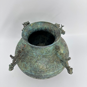 Venta al por mayor por encargo de bronce antiguo Bu orejas de dragón inspirado estilo anticuario bronce colecciones de artefactos famosos chinos - Product Image 2