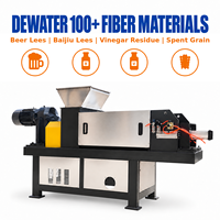 Machine de déshydratation des résidus végétaux, presse à vis pour les excréments d'herbes pour l'extraction botanique des déchets de plantes