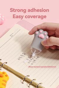 Kawaii Cute <span class=keywords><strong>Corrector</strong></span> Tape Funny <span class=keywords><strong>CAT</strong></span> Paw Design Correction Tape - Product Image 3