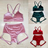 Bas de combinaison de pole dance ELITES avec boucle et design en fil métallique, pour la scène, le ballet, la danse de salon, les performances et l'entraînement sexy