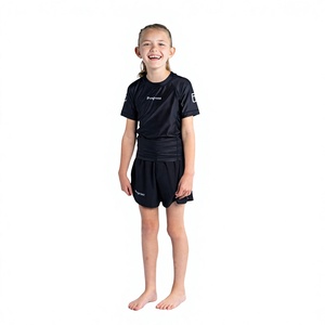Vente en gros de maillots de compression personnalisés pour le Jiu-Jitsu, BJJ, MMA, pour femmes et enfants, vêtements de grappling par sublimation - Product Image 3