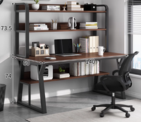 Bureau Étagère Table Intégrée Maison Chambre Bureau D'ordinateur Bureau Étudiant Bureau D'écriture Table D'étude Simple