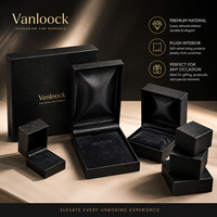 Coffret de luxe noir pour bijoux – Boîte à bagues, boîte à colliers, boîte à bracelets personnalisées – Coffret cadeau haut de gamme – Vente en gros OEM ODM