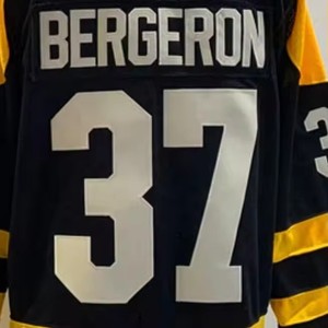 Sẵn Sàng Để Tàu <span class=keywords><strong>Patrice</strong></span> Bergeron Đen 2024 Mùa Đông Cổ Điển Chất Lượng Tốt Nhất Khâu Hockey Jersey - Product Image 1
