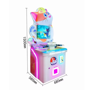 Juego de disparos arcade operado por niños, <span class=keywords><strong>serie</strong></span> de gatos adorables, operado con monedas, para parques de atracciones infantiles de interior, buen precio - Product Image 5