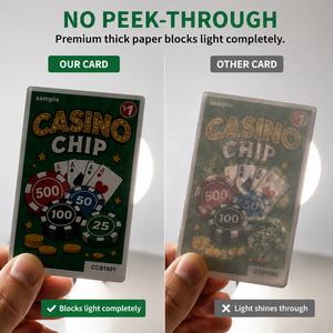 Fabricant professionnel de cartes de jeu à fenêtre découpée, cartes à décoller et gagner à thème personnalisé, et billets de loterie à languette - Product Image 4