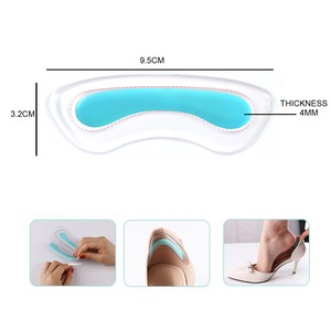 Coussinets double couleur pour chaussures à talons hauts, coussinets auto-adhésifs en gel de silicone pour chaussures <span class=keywords><strong>trop</strong></span> grandes et prévenir les ampoules HA01330 - Product Image 5