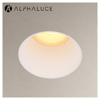 Spot LED encastré moderne sans cadre de 4 pouces, anti-éblouissement, IP65, orientable, pour montage en surface, découpe de 90 mm