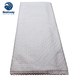 Bestway 100% algodón mejor calidad telas suaves para bebés Material Suiza encaje de gasa suizo - Product Image 4