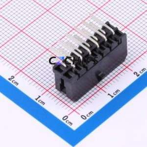 BX-MX3.0-2-6PWZ Wire-to-Board Pin Header Bent Lead Through Hole,P=3mm Connector 2x6P 3mm Right Angle Insert Micro-Fit (MX 3.0) - Product Image 2