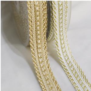 Nuovo nastro da ricamo intrecciato decorativo in poliestere/cotone personalizzato da 2cm con bordo fuso - Product Image 5