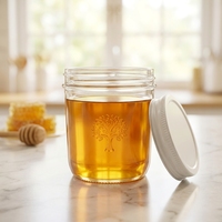 Bocaux de rangement en verre sans plastique avec couvercles hermétiques en bambou – Contenants modernes pour l'organisation de la cuisine (marché britannique)