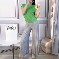 Pantalons empilés combinaison barboteuses femmes pantalons pour femmes pantalons grande taille pantalons décontractés femmes gris argenté
