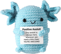 Crochet Positif : Décoration de Noël Personnalisée, Faite Main, Écologique, Réutilisable, en Forme de Dessin Animé, pour la Maison, Cadeau d'Éveil Émotionnel