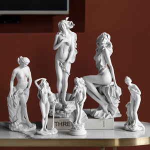 Estatua de la Diosa Venus de Estilo Nórdico Minimalista, Adorno, Regalo Empresarial, Modelo para la Entrada del Hogar, Arte, Estudio, Bocetos, Resina Sintética - Product Image 1