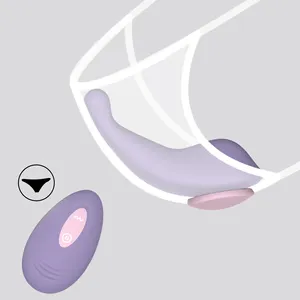 WINYI celana dalam getar seksi baru pakaian dalam klip magnetik mainan seks Vibrator dapat dipakai stimulasi klitoris untuk wanita dengan pengganti