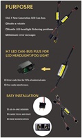 CANBUS Décodeur Anti-Flicker Résistance Module EMC Filtre Annuleur pour LED Phare Ampoules Universel Fit Toutes Les Tailles annuleur d'erreur