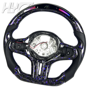 Volant personnalisé en cuir avec LED en fibre de carbone pour l'intérieur de la voiture, compatible avec BMW Série 3 4 5 6 <span class=keywords><strong>7</strong></span> 8 G01 G02 G05 G20 G30 G80 G87 M3 M4 - Product Image 2