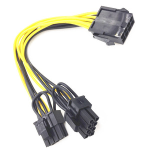 8P To Dual 6+2P Graphics Card Power Cable <b>Adapter</b> For CPU And GPU With One To Two Branch Connectors - Product Image 4