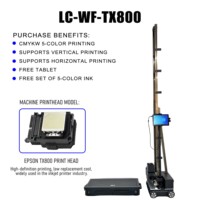 Impresora UV 3D para Paredes DX7, Máquina Automática Multifuncional Plegable para Pintar Murales, Robot de Pintura de Paredes para Interiores