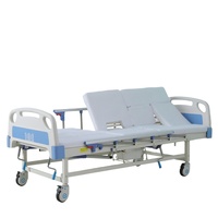 Lit d'hôpital en métal de haute qualité, classe I, à double manivelle, pour soins à domicile, nouvelle conception, garantie de 3 ans