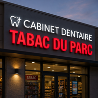 Letrero con Letras Iluminadas LED Personalizado |   Letras 3D para Exteriores, Letreros Luminosos para Fachadas de Tiendas, Oficinas y Clubes