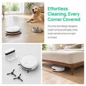 Aspiradora Robótica Inteligente PHKS803: Ultradelgada, Succión Potente, Anticolisión, Especializada en Pelo de Mascotas para una Limpieza del Hogar sin Esfuerzo - Product Image 5