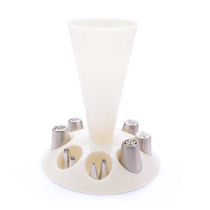 Vendita calda per bambini <span class=keywords><strong>mini</strong></span> sacchetti di pasticceria rotondi in plastica rossa ugelli per crema porta attrezzi supporto per tubazioni per pasticceria - Product Image 5