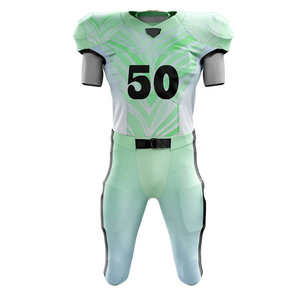 Uniformes de football américain personnalisés pour équipes professionnelles, hommes adultes, respirants, manches courtes - Product Image 5