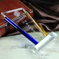 Trophée en cristal sur mesure CTR-207, trophée en verre acrylique pour cadeaux d'entreprise, souvenirs
