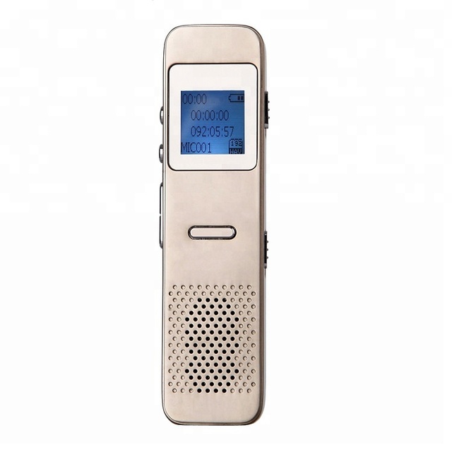 BENJIE 16GB Mini Digital Voice Recorder Full Zinc Alloy Ultra-Long Standby WAV Audio Format for Students Lawyers Meetings