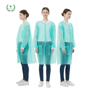 Factory supply disposable non woven painter coveralls lab coat food industry uniform for work