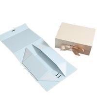 Boîte à bijoux magnétique en carton ondulé de grande capacité avec logo personnalisé boîte de rangement recyclable pour boucle d'oreille bague collier chaussures