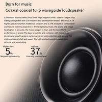 BRZHIFI CS8 Haut de gamme 8 pouces Bas de gamme Coaxial Hifi Haut-parleur d'étagère Amplificateur domestique Haut-parleur d'étagère 8 pouces