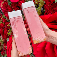 Bouteilles carrées en PET vides de 300 ml, 400 ml, 500 ml avec paille, contenants transparents en plastique de 16 oz pour jus, sodas, thé, smoothies et café