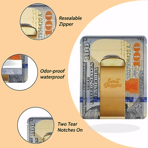 Sacs Mylar Ziplock Personnalisés Imprimés 3.5G, Sachets Doypack Alimentaires Anti-Odeur, Pochettes Autoportantes en Plastique pour Bonbons et Biscuits - Product Image 3