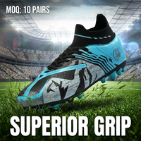 Chaussures de football Firm Ground FG f50 légères et aérodynamiques pour joueurs professionnels en extérieur