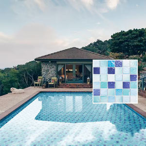 Modern Design Swimming <strong>Pool</strong> Mosaic Polished Square <strong>Tiles</strong> for Wall Floor Interior Anti Corrosion Marble <strong>Pool</strong> <strong>Tiles</strong> - Product Image 1
