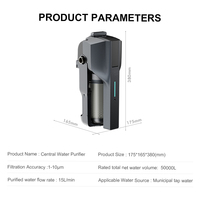 Purificateur d'eau central miniature Nobana personnalisable pour la maison, sous l'évier, pour une eau potable pure