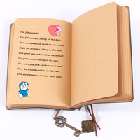 Foska papeterie A6 B6 bricolage agenda bureau bloc-notes cahier à feuilles mobiles en cuir PU cahier créatif cahier manuel cadeau