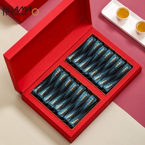Caja de Regalo de Té de Lujo Personalizada, Caja de Embalaje de Cartón Rígido para Bolsitas de Té con Inserto para 20/30 Sobres de Té - Product Image 1