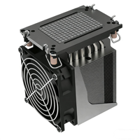 Ventilateur de refroidissement CPU 4U pour serveur, radiateur en plastique, 12V DC, interface PWM 4 broches, double roulement à billes, 350W, pour socket Intel LGA4189