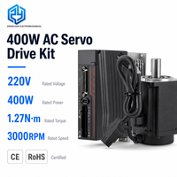 Moteur servo industriel CNC 400W à boucle simple 17 bits à valeur absolue pour machine à coudre avec kit de commande RS485 monophasé