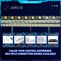 Jercio 12V XT1901s / WS2811 o UCS1903 Bar/KTV Project Breakpoint Programación de transmisión continua RGB Tira de luz LED