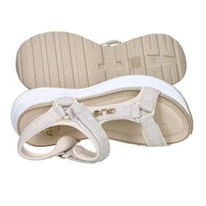 Sandales compensées pour femme 4Us Paciotti, beige, taille 37, talon de 5,5 cm - Product Image 6