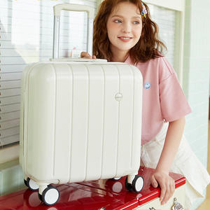 Valise <span class=keywords><strong>cabine</strong></span> <span class=keywords><strong>ultra</strong></span>-légère PC unisexe Advanced Sense, petite valise à roulettes pivotantes, bagage à main pour femmes et garçons - Product Image 3