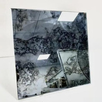 Plaques de miroir antique de l'usine de Foshan, dalles de miroir vieilli vintage pour la décoration de hall de magasin de verre et l'ornement de meubles anciens
