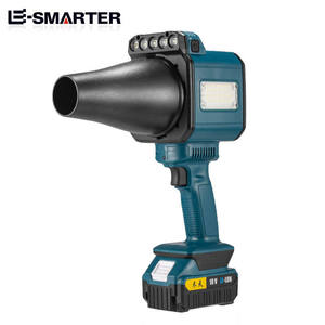 Ventilateur à jet puissant 3 en 1 alimenté par batterie au lithium 18V avec lumière de travail LED, souffleur d'air turbo haute vitesse pour le detailing automobile et l'extérieur - Product Image 1