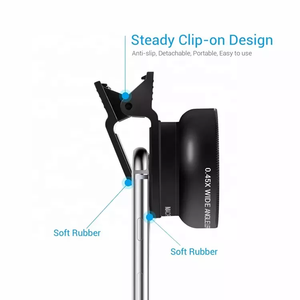 Lente Manuale di Alta Qualità 0.45X Grandangolare + 12.5X Macro con Messa a Fuoco Manuale, Obiettivo Professionale HD 2in1 per <span class=keywords><strong>Fotocamera</strong></span> Smartphone - Product Image 3